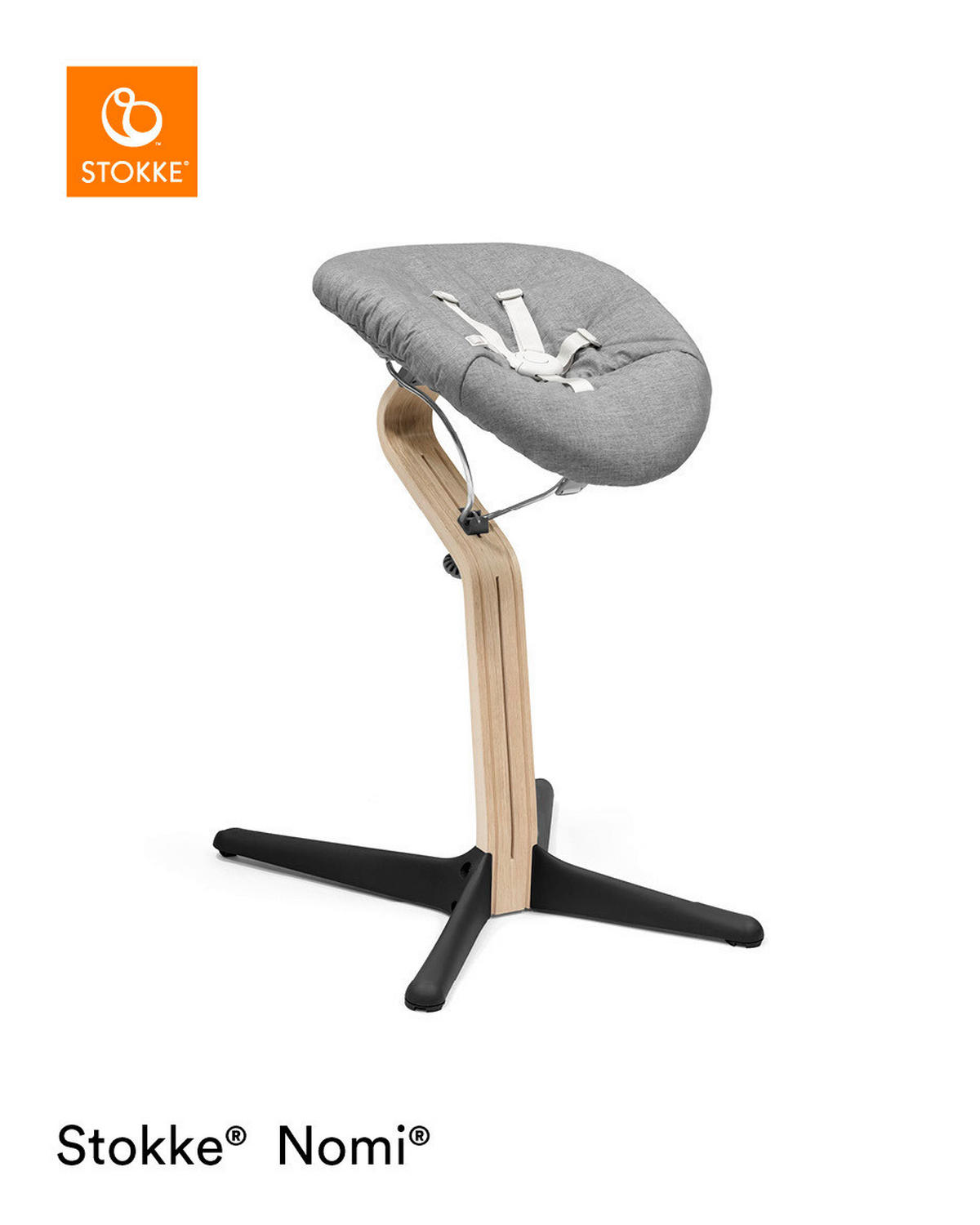 HOCHSTUHL Naturfarben, Schwarz  - Schwarz/Naturfarben, Basics, Holz (52/83,50/59cm) - Stokke