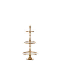 DEKOTABLETT   42/42/94 cm   - Goldfarben, Basics, Metall (42/42/94cm) - Ambia Home