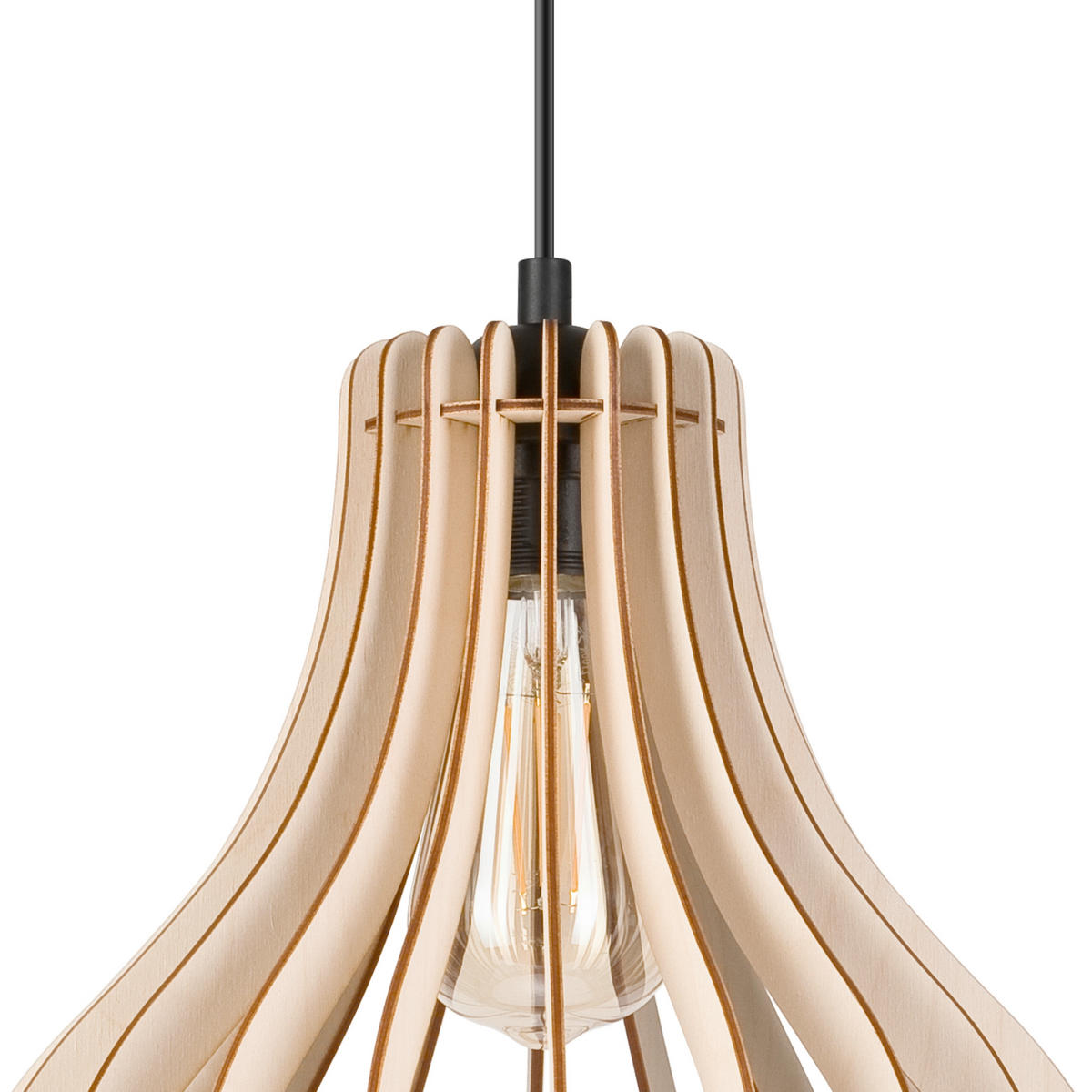 HÄNGELEUCHTE 29/120 cm  - Kernbuche, Natur, Holz (29/120cm)