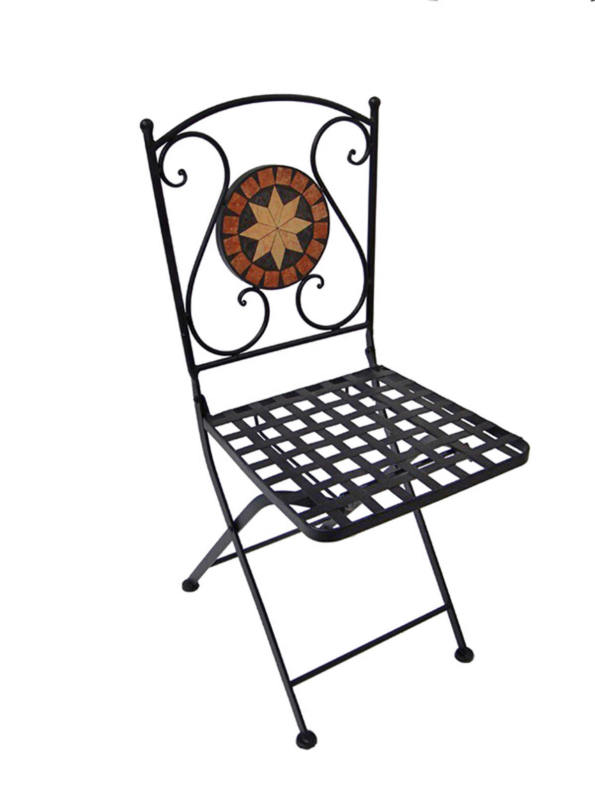 BALKONSET  3-teilig  - MODERN, Stein/Metall - Gardenson