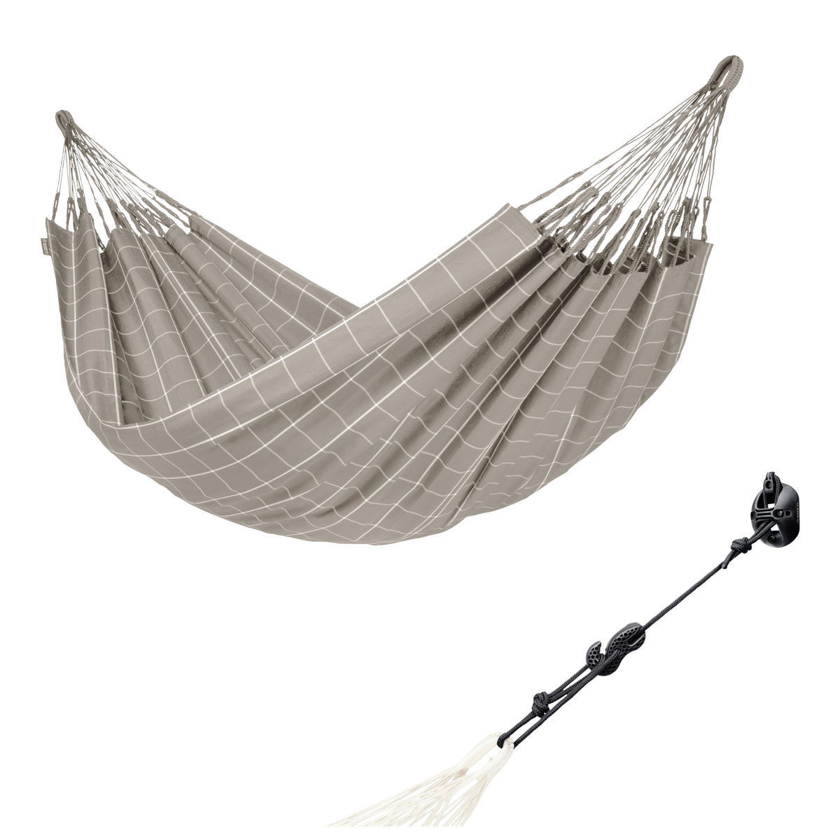 HÄNGEMATTE  - Sandfarben, KONVENTIONELL, Textil (160/350cm) - La Siesta