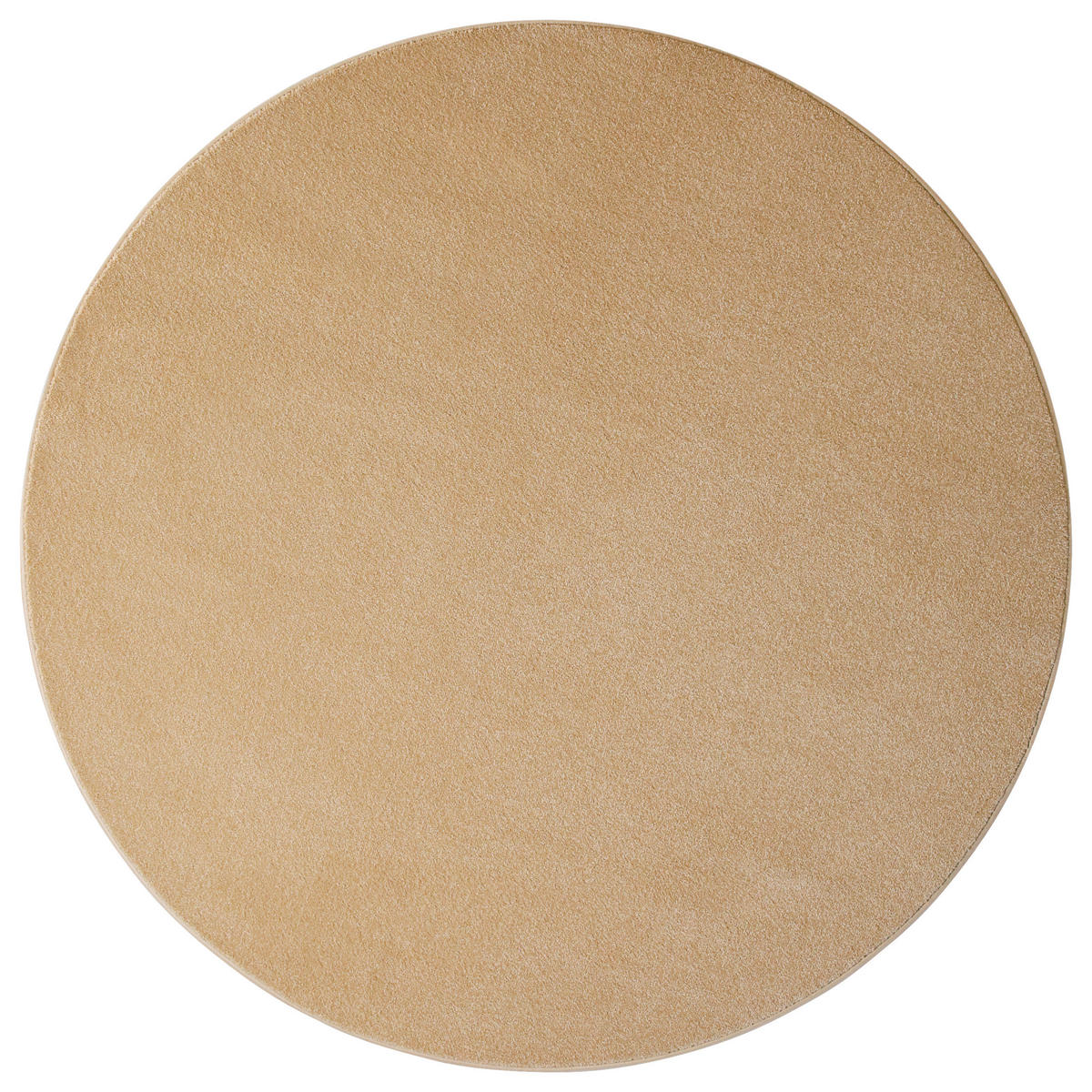 WEBTEPPICH  Wohnzimmer 160 cm Vegas Sandfarben rund  - Sandfarben, Basics, Textil (160cm) - Esprit
