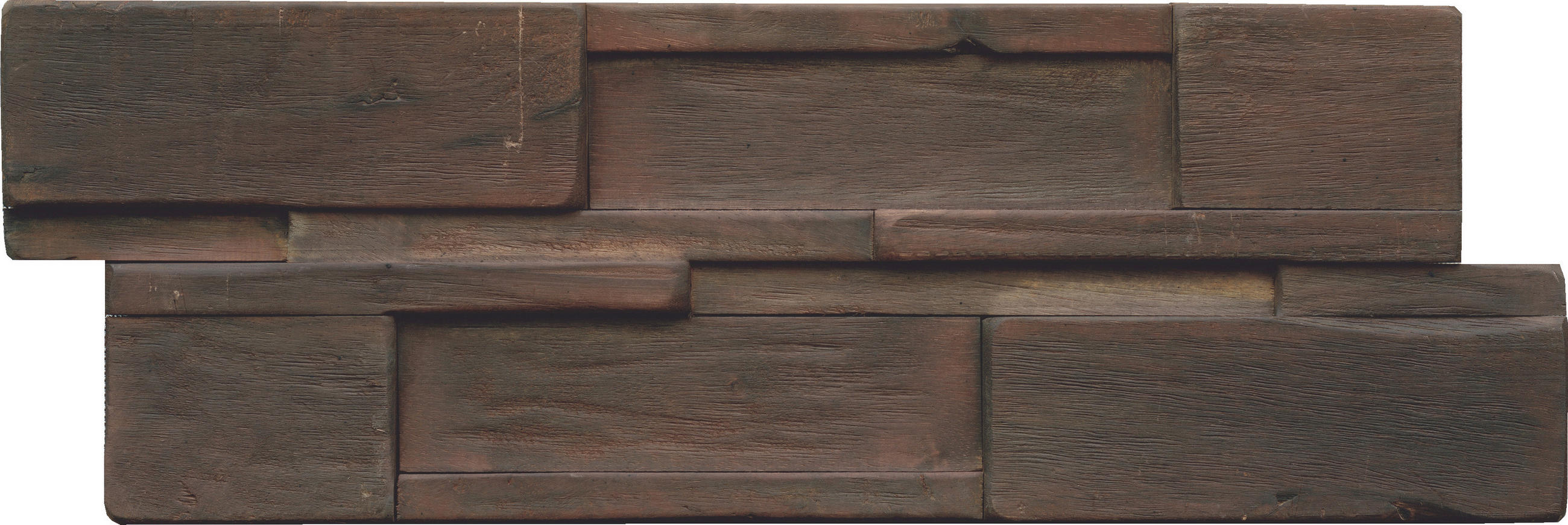 XXXLutz Wandverkleidung Driftwood Dunkelbraun 20x2x56 cm