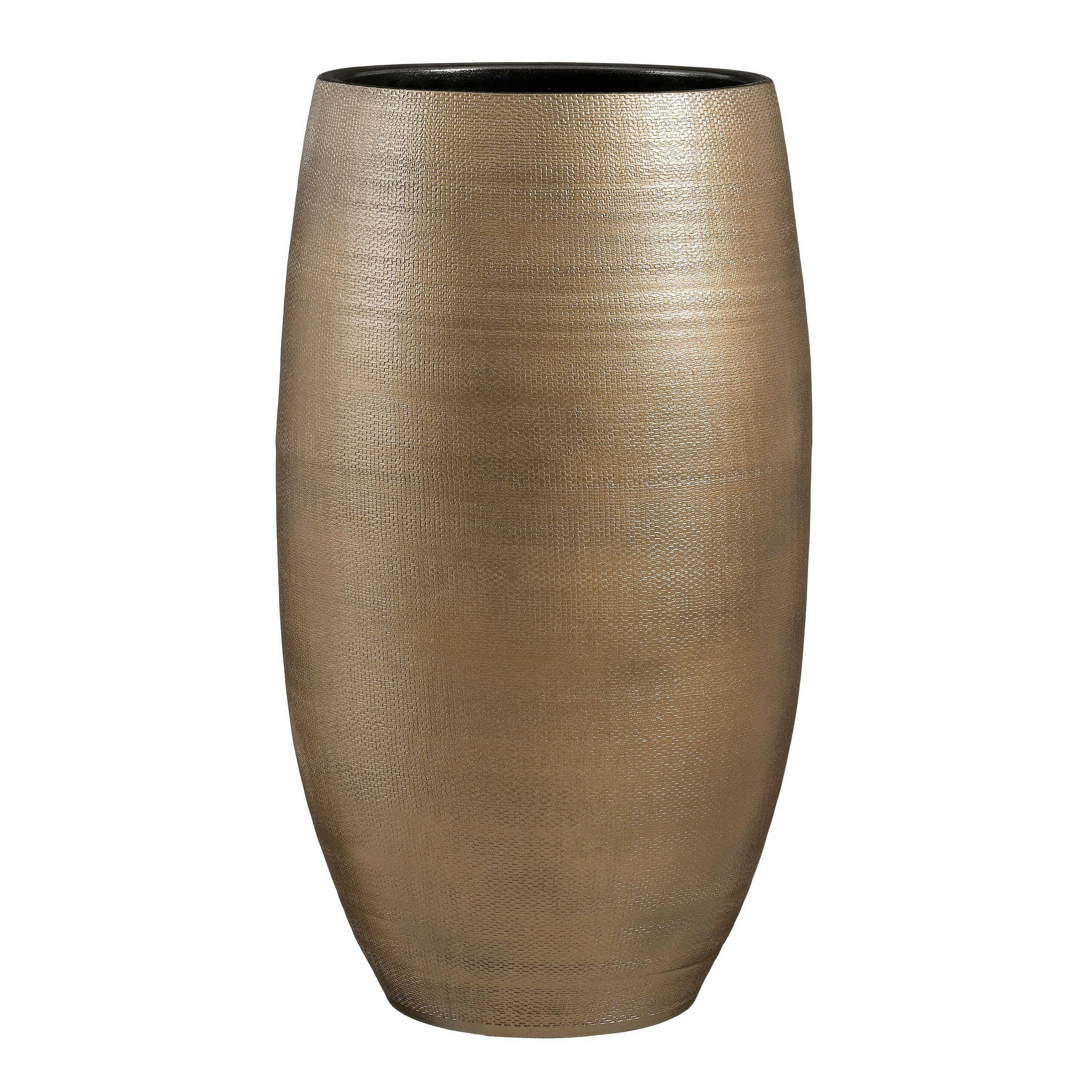 VIRÁGKASPÓ  - bronzszínű, Basics, kerámia (39/39/70cm)