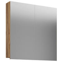 SPIEGELSCHRANK 60/59/12 cm  - Eichefarben/Honig, Basics, Glas/Holzwerkstoff (60/59/12cm) - MID.YOU