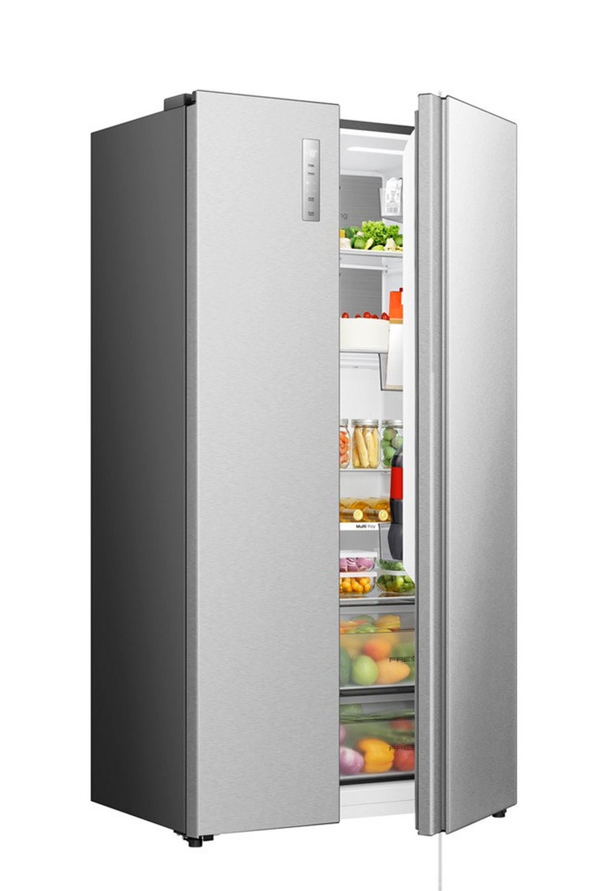 SIDE-BY-SIDE 91,1/178,6/60 cm RS3P538NAIE  - Grau, Basics (91,1/178,6/60cm) - Hisense