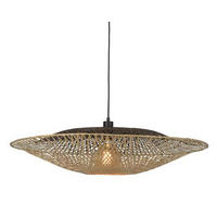 HÄNGLAMPA Kalimantan 87/21 cm  - ljusbrun/svart, Natur, naturmaterial (87/21cm) - Good & Mojo
