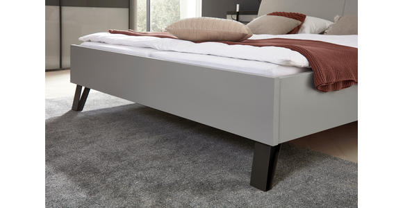 BETTANLAGE 180/200 cm  in Braun, Grau  - Braun/Grau, Design, Glas/Holzwerkstoff (180/200cm) - Dieter Knoll