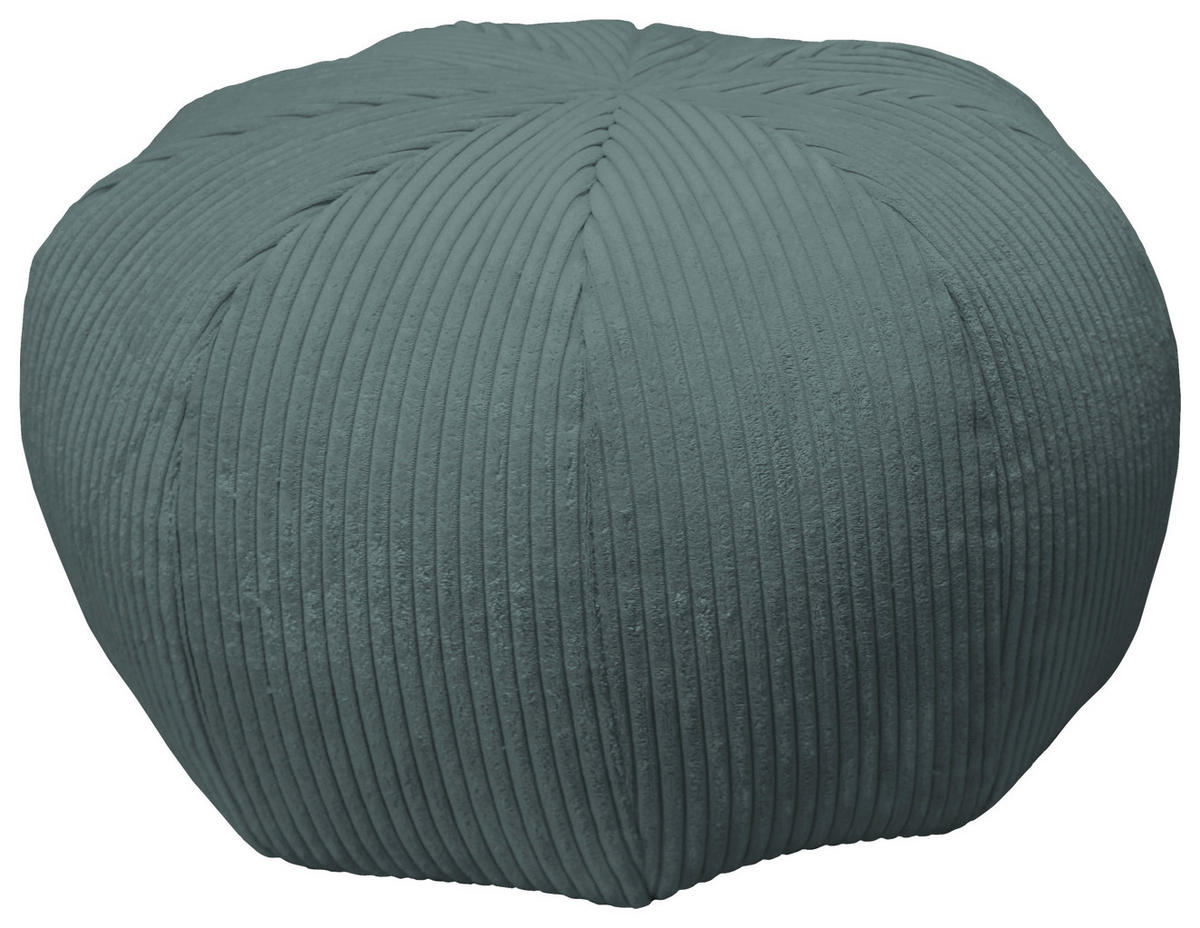 POUF Cord 60/30/60 cm  - Dunkelgrau, Design, Textil (60/30/60cm) - Carryhome