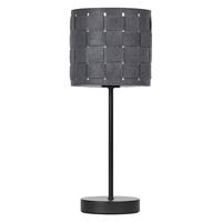 TISCHLEUCHTE 16/40.5 cm  - Dunkelgrau, Basics, Naturmaterialien/Metall (16/40.5cm) - Osram