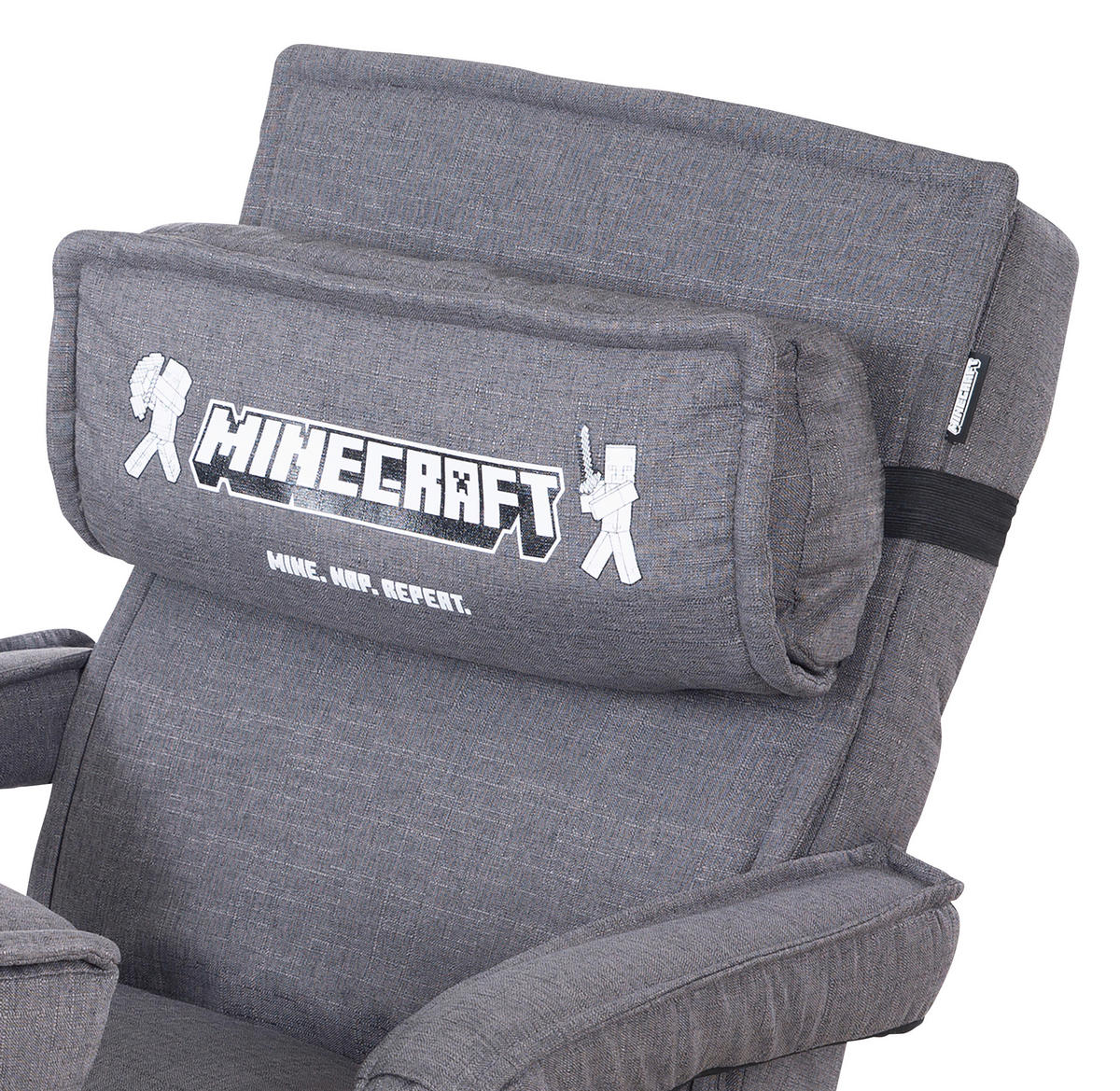 LOUNGESESSEL - Grau, MODERN, Textil/Metall (62/80/60cm) - Minecraft