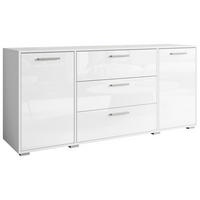 SIDEBOARD 150/68/40 cm Weiss, Weiss Hochglanz  - Weiss Hochglanz/Weiss, Basics, Holzwerkstoff/Kunststoff (150/68/40cm) - P & B