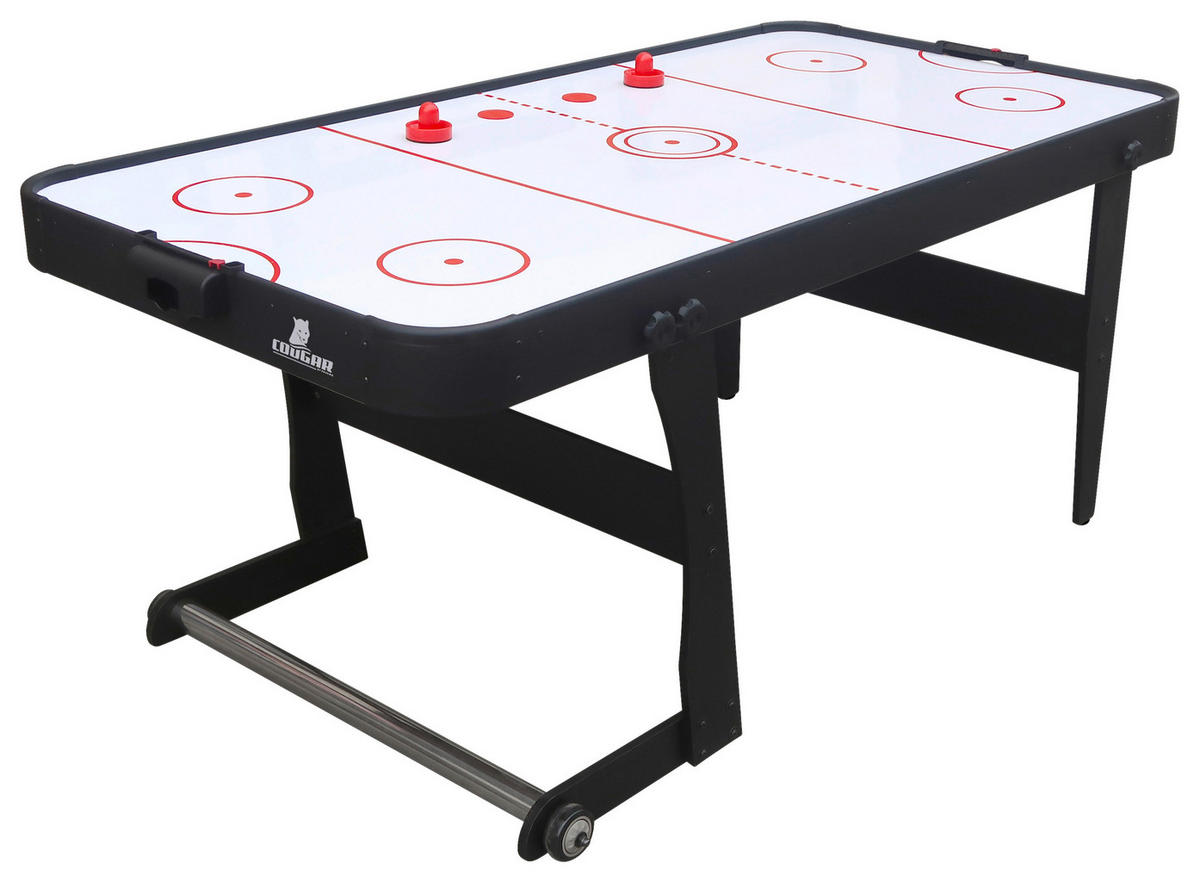 TISCHEISHOCKEY - Schwarz, KONVENTIONELL, Holz (91/78,7/183cm) - Ambia Garden