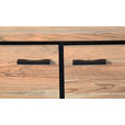 LOWBOARD 175/60/40 cm  - Schwarz/Akaziefarben, LIFESTYLE, Glas/Holz (175/60/40cm) - Landscape