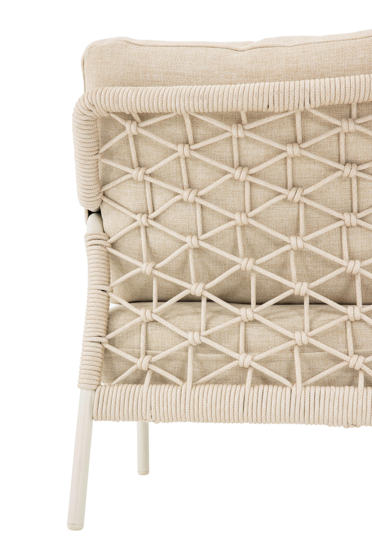 GARTENSET Metall, Textil, Stein  - Elfenbein/Beige, Design, Textil/Stein - Dieter Knoll