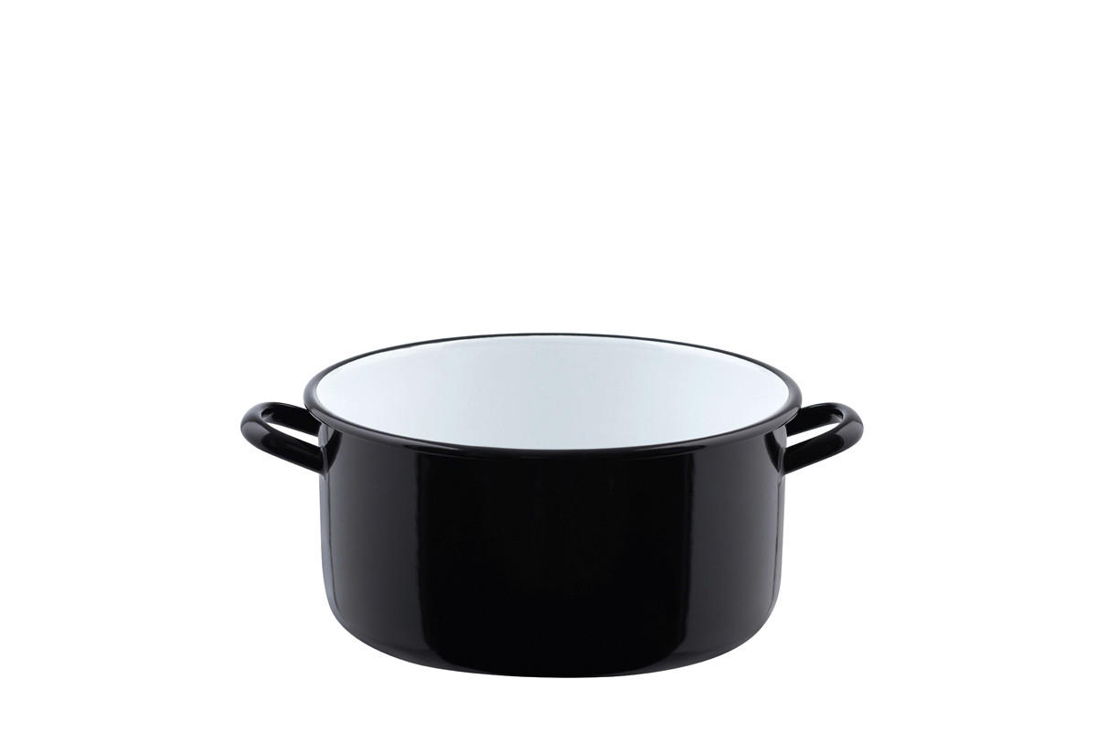 KASSEROLLE Riesen und Zwerge 12 l  - Schwarz, Basics, Metall (32/16,5cm) - Riess