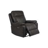 RELAXFÅTÖLJ i trä, metall, textil grå  - grå, Klassisk, metall/trä (97/92/102cm) - Best Price