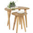 COUCHTISCH Wildeiche massiv Freiform Eichefarben - Eichefarben, Design, Holz (60/35/47,5/41,7/40/35cm) - Linea Natura