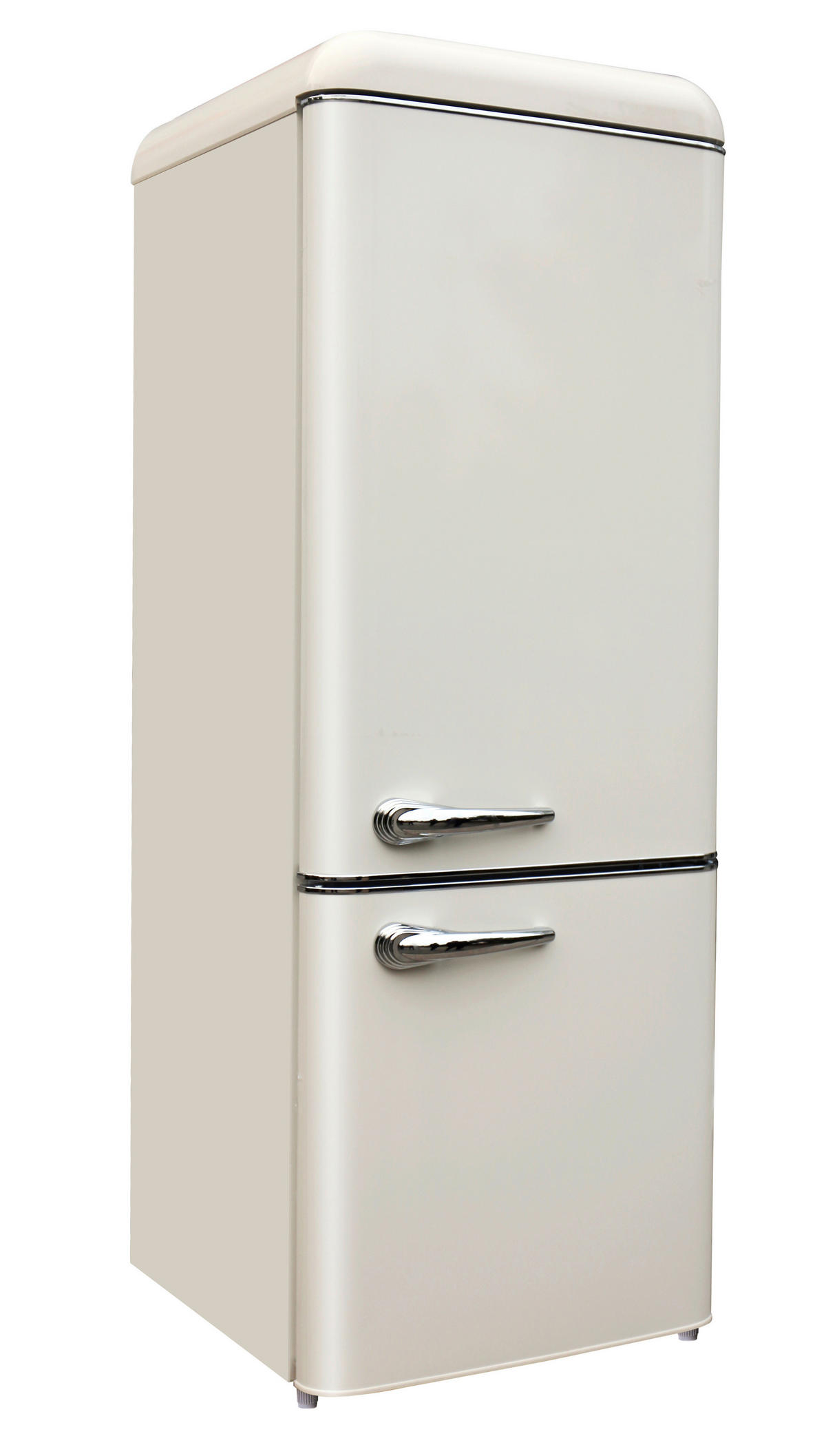 KÜHL-GEFRIER-KOMBINATION BFR 205  - Creme, Basics, Metall (54,5/149,5/58cm) - CEEM