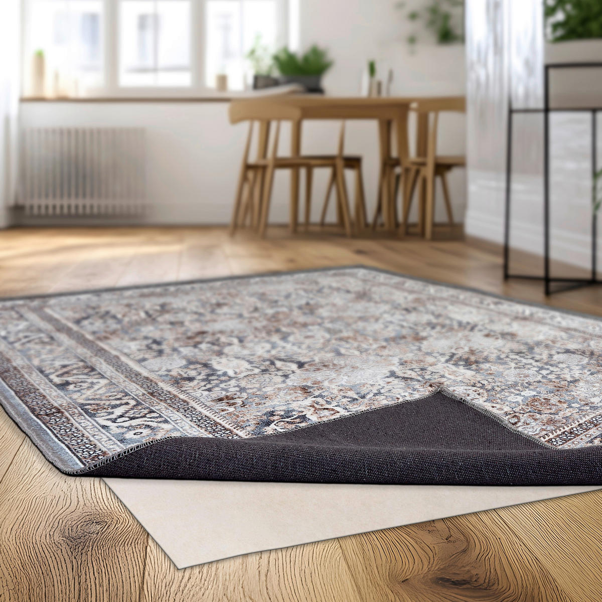 FLACHWEBETEPPICH 160/230 cm Piper Grau rechteckig  - Grau, Basics, Textil (160/230cm) - Astra