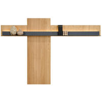 WANDPANEEL Grau, Eichefarben  180,1/120/22 cm  - Eichefarben/Grau, Natur, Holz/Holzwerkstoff (180,1/120/22cm) - Linea Natura