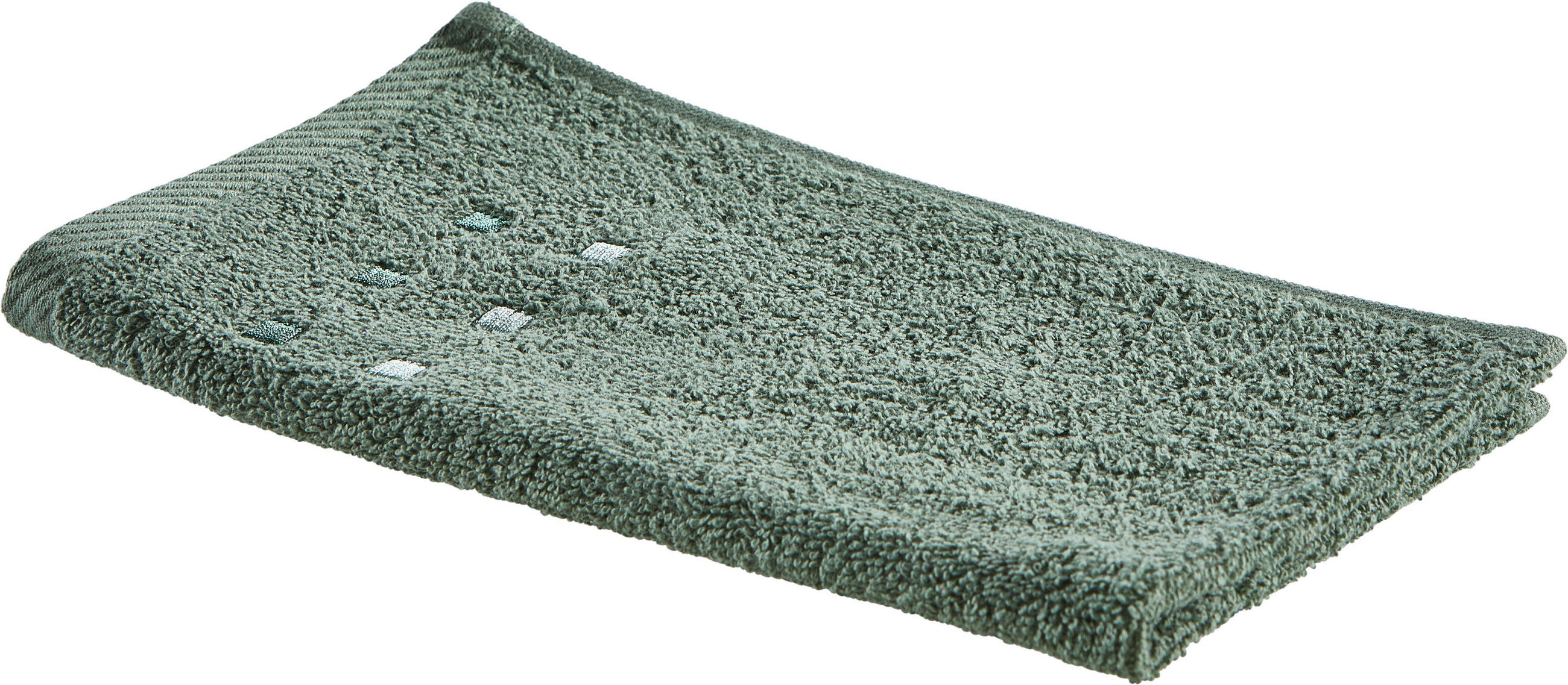 VENDÉGTÖRÖLKÖZŐ 30/50 cm sötétzöld  - sötétzöld, Basics, textil (30/50cm) - Esposa