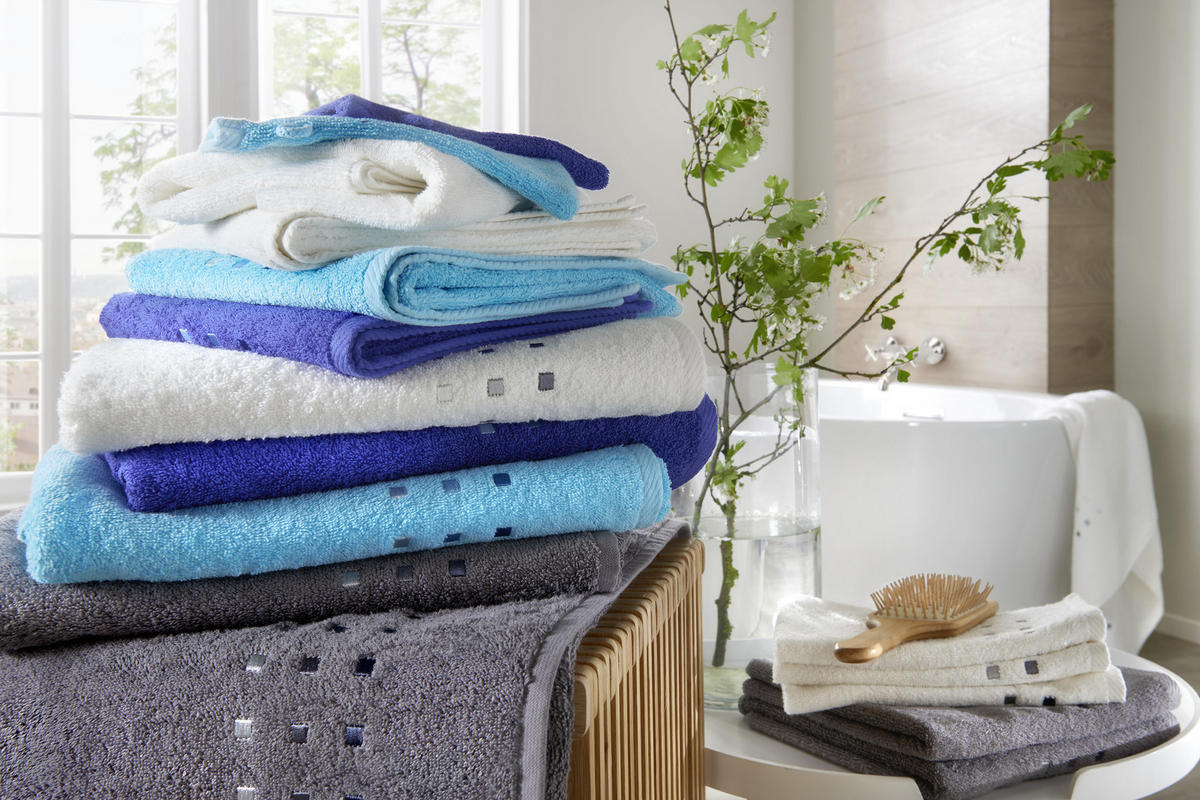 WASCHLAPPEN QUATTRO Anthrazit  - Anthrazit, Konventionell, Textil (16/22cm) - Esposa