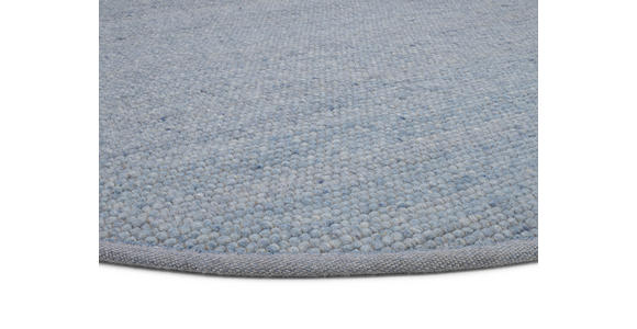 HANDWEBTEPPICH 200/200 cm Helsinki  - Blau/Grau, Basics, Textil (200/200cm) - Linea Natura