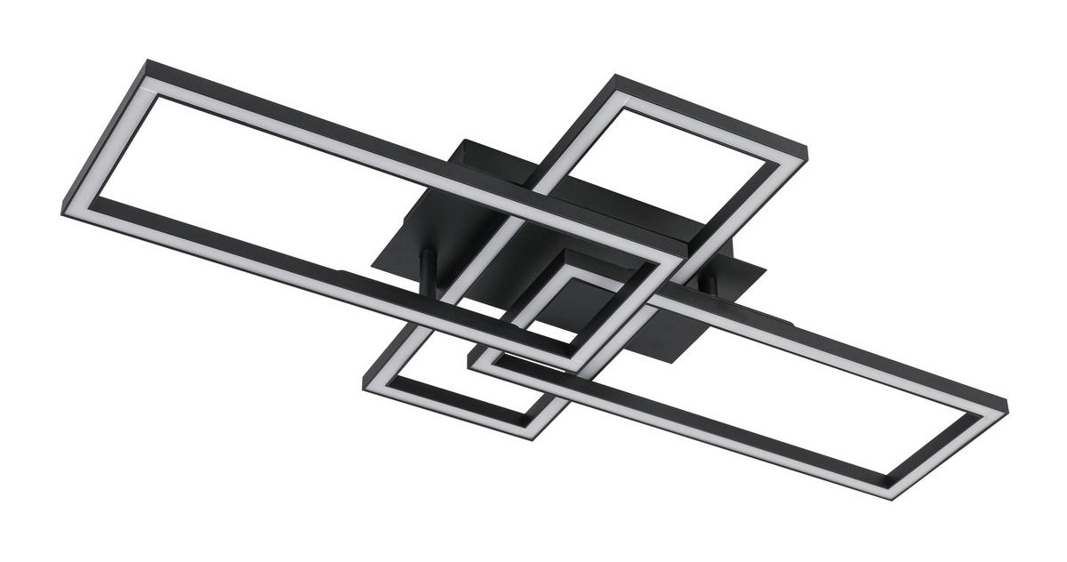 LED SVJETILJKA STROPNA  - bijela/crna, Trend, metal/plastika (62/34/8,7cm) - Novel