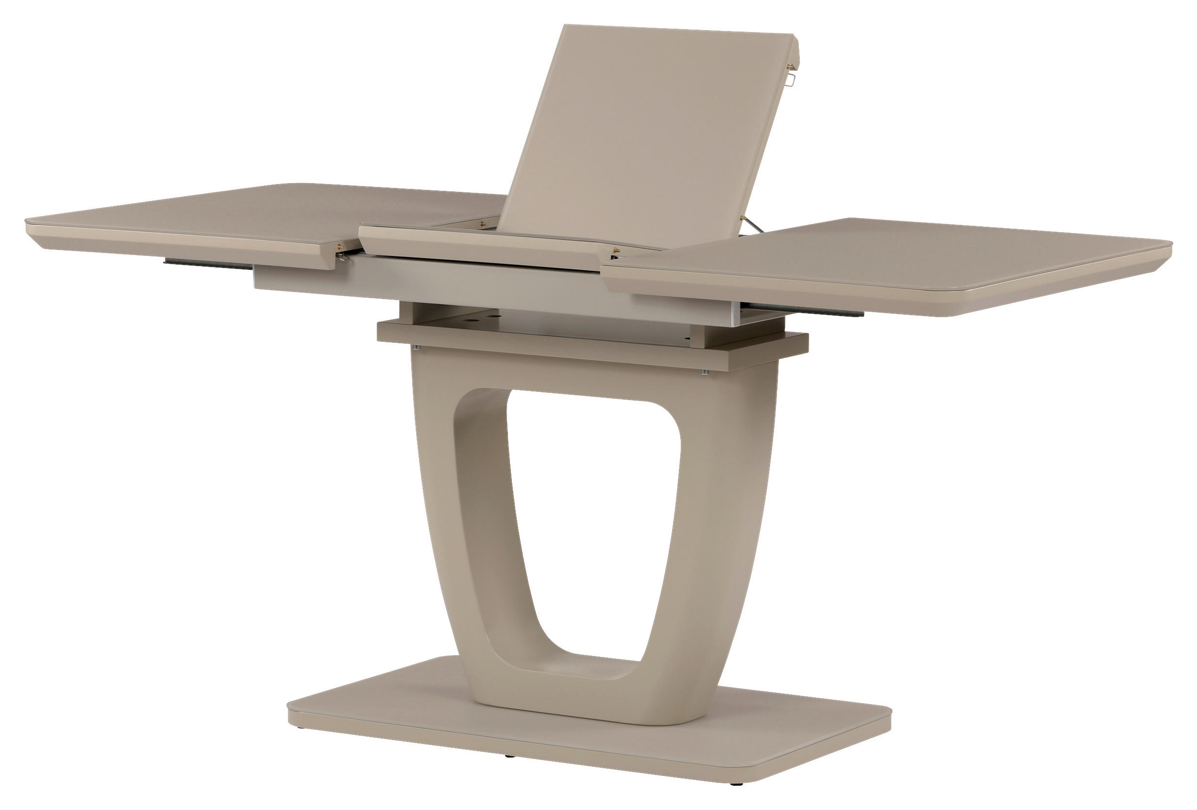 JEDÁLENSKÝ STÔL, cappuccino,  - cappuccino, Modern, drevo/sklo (110-150/76/75cm) - Cantus