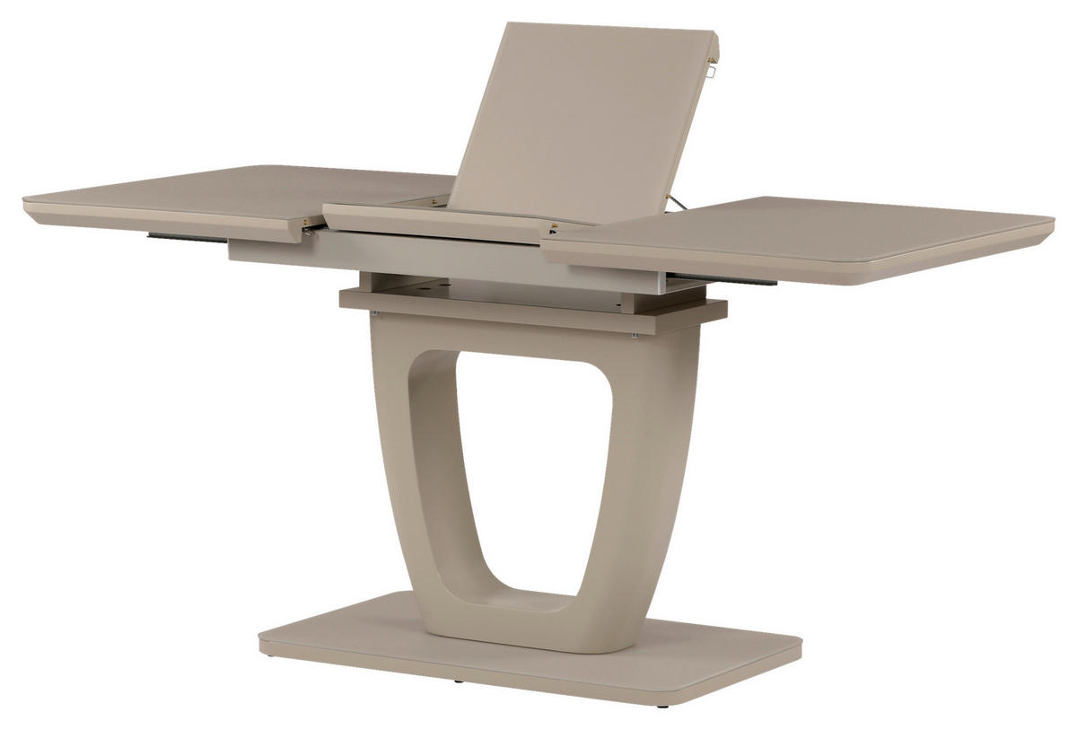 JEDÁLENSKÝ STÔL, cappuccino,  - cappuccino, Modern, drevo/sklo (110-150/76/75cm) - Cantus