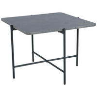 COUCHTISCH 60/45/60 cm quadratisch Grau  - Schwarz/Grau, Design, Holzwerkstoff/Metall (60/45/60cm) - MID.YOU