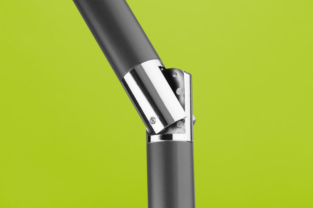 SONNENSCHIRM   - Anthrazit/Hellgrün, Basics, Textil/Metall (220/210/220cm) - Schneider