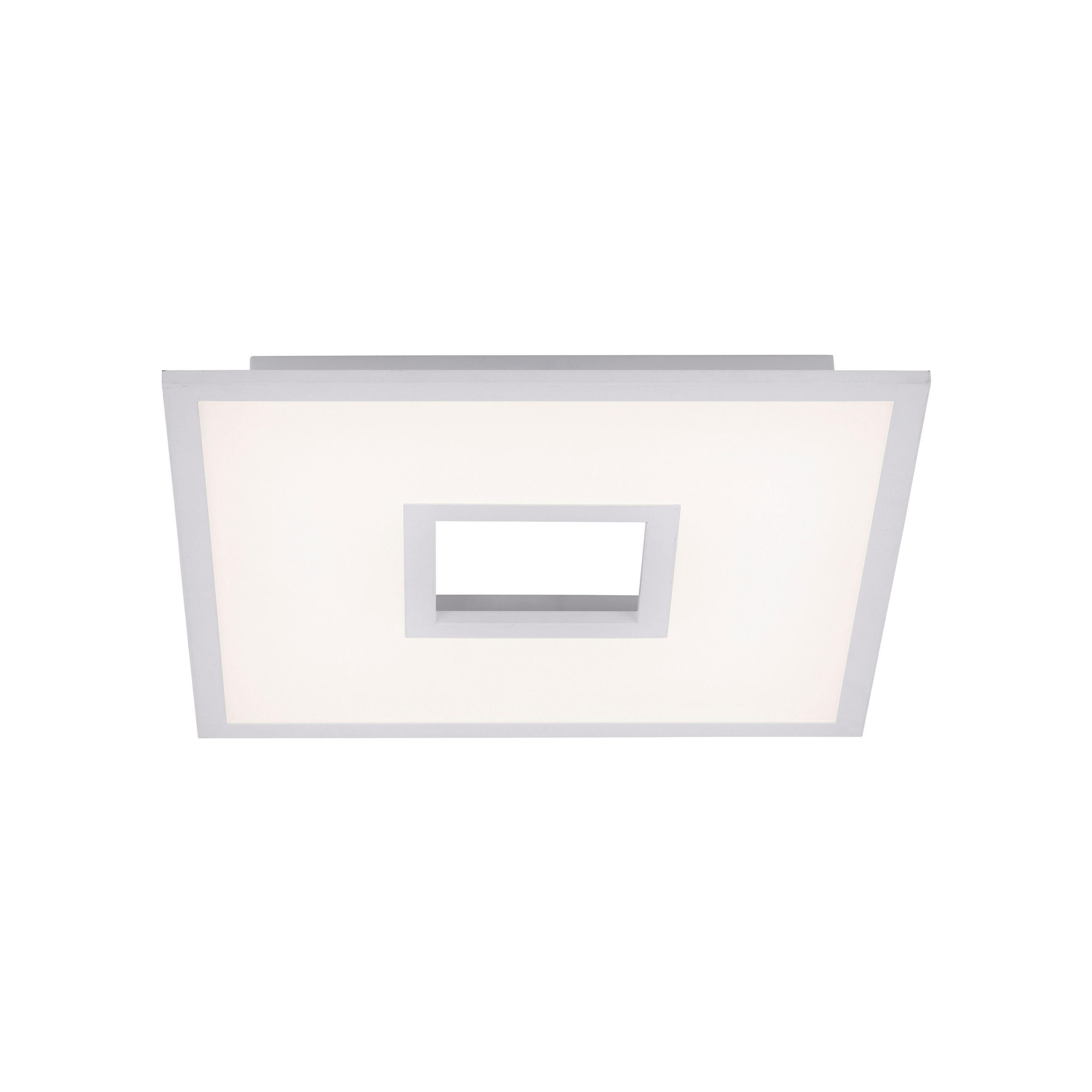 LED-DECKENLEUCHTE Recess 45/45/5 cm   - Weiß, Design, Metall (45/45/5cm)