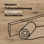 Vinylboden-Set Promo Perfect  Hellbraun   - Hellbraun, Basics, Kunststoff/Stein (18/0,35/122cm) - Venda