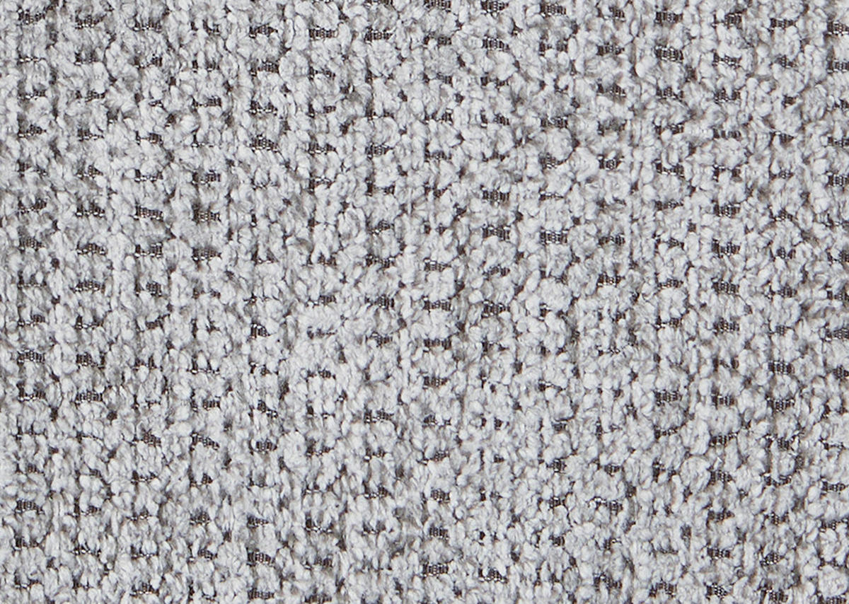 ECKSOFA in Flachgewebe Greige  - Greige/Schwarz, Design, Textil/Metall (174/297cm) - Beldomo Style