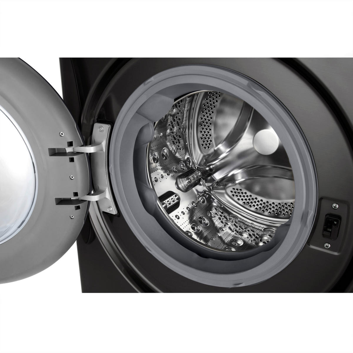 WASCHTROCKNER W4WR7096YB  - Schwarz, Basics, Metall (60/85/56,5cm) - LG