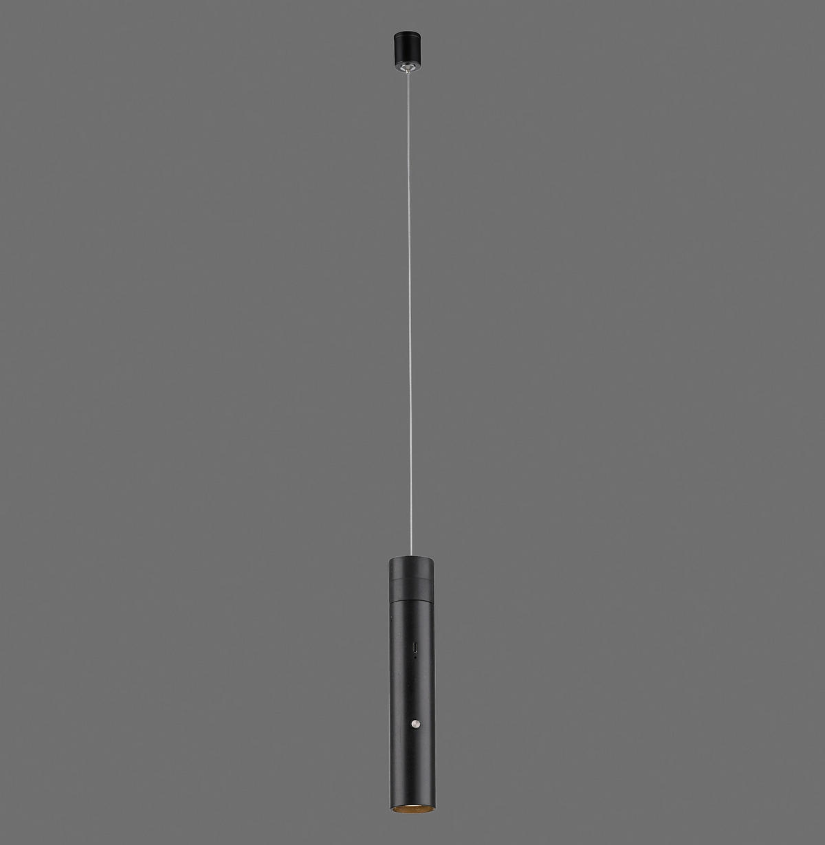VISEČA LED-SVETILKA   3 W//3000 K/5 V/ - črna, Design, kovina/umetna masa (4/4/60-200cm)