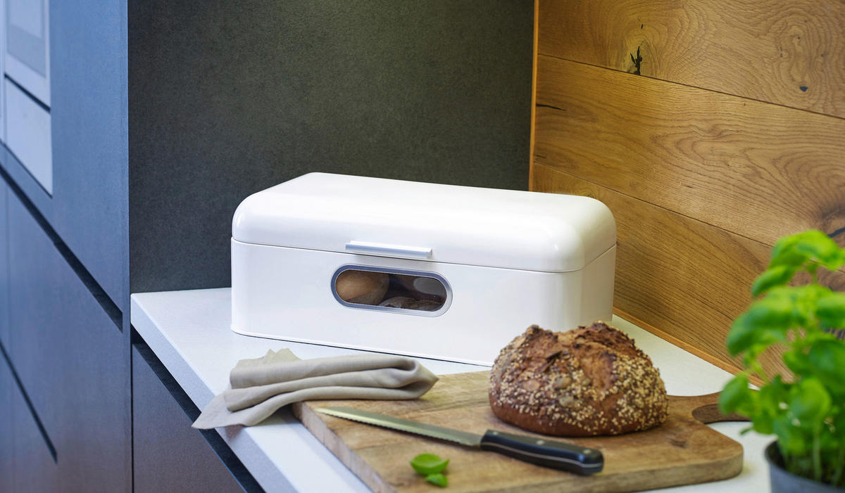 BRÖDLÅDA - vit, Basics, metall (42/23/16,5cm) - Echtwerk