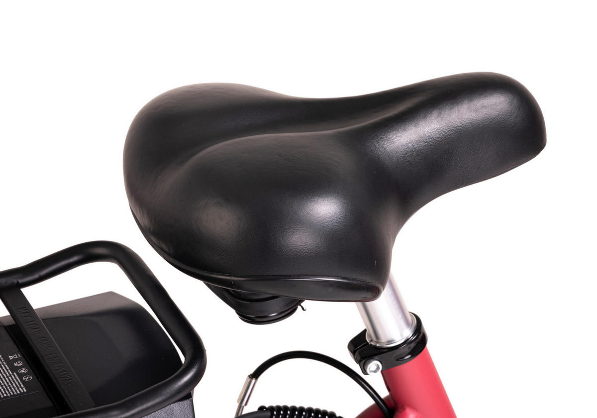 ELEKTROFAHRRAD 28 Zoll  - Rot, Basics, Metall (180/70/100cm)