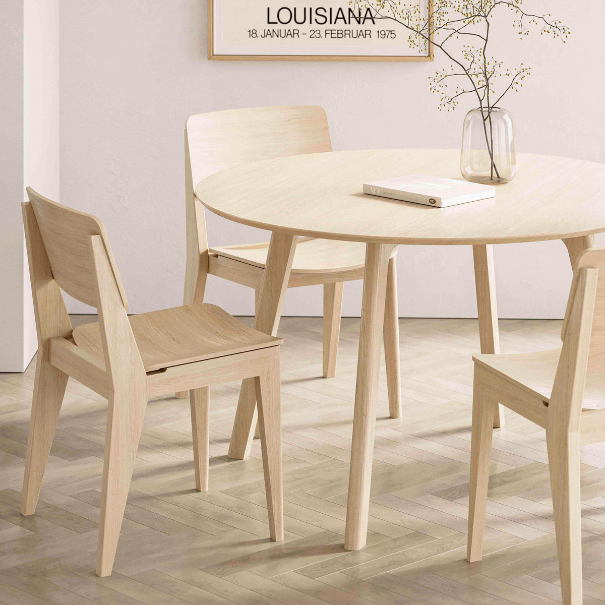 STUHL     Naturfarben  - Naturfarben, Design, Holz (50/80/54cm) - Livetastic