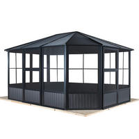 PAVILLON 384/281/384 cm   - Anthrazit, Basics, Metall (384/281/384cm)