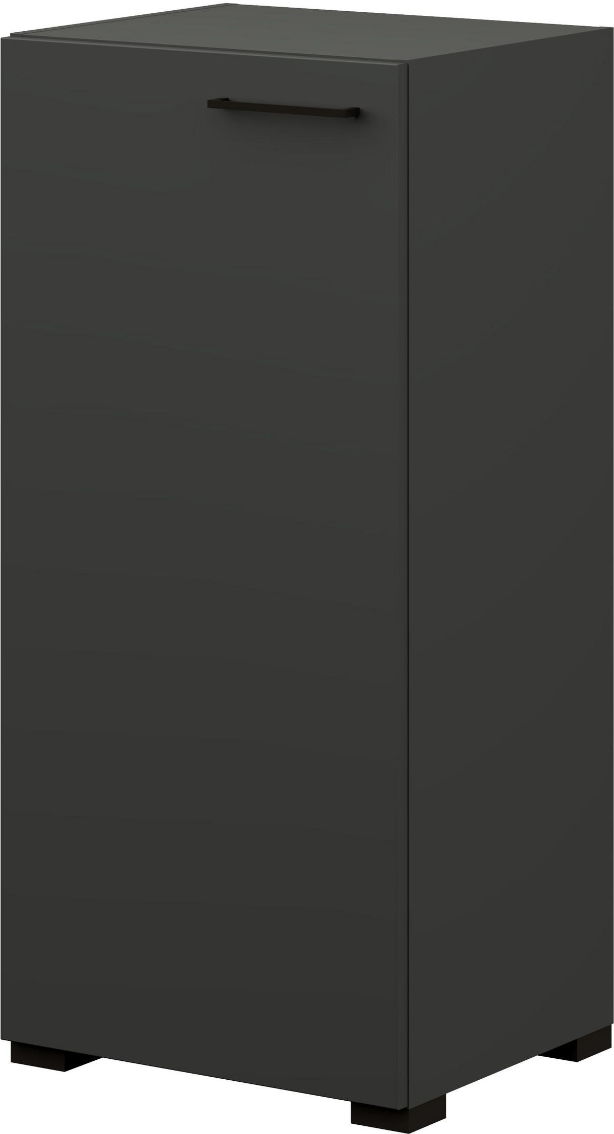 KOMMODE 50/108/41,9 cm  in Graphitfarben  - Anthrazit/Graphitfarben, Design, Holzwerkstoff/Metall (50/108/41,9cm) - Cantus