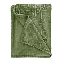 DECKE E-SCATTER 140/190 cm  - Waldgrün, Design, Textil (140/190cm) - Esprit