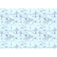 FOTOTAPETE  - Blau, Trend, Textil (400/280cm) - Xora
