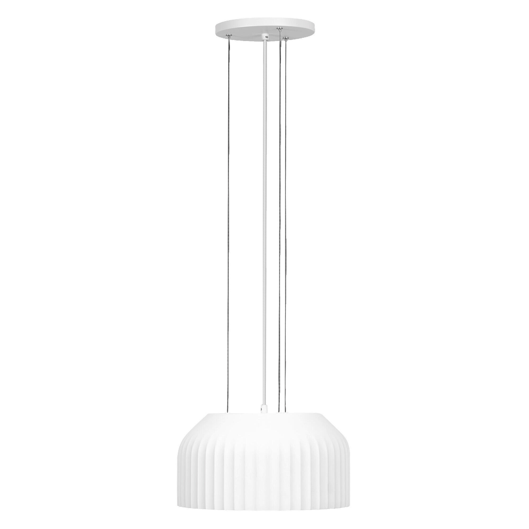 HÄNGELEUCHTE 30/120 cm  - Weiß, Basics, Stein (30/120cm) - Osram