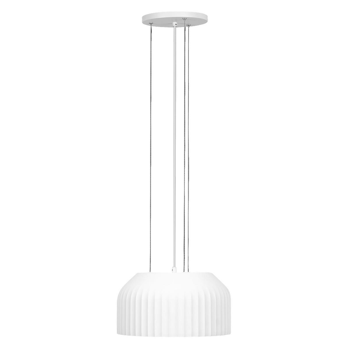 HÄNGELEUCHTE 30/120 cm  - Weiß, Basics, Stein (30/120cm) - Osram
