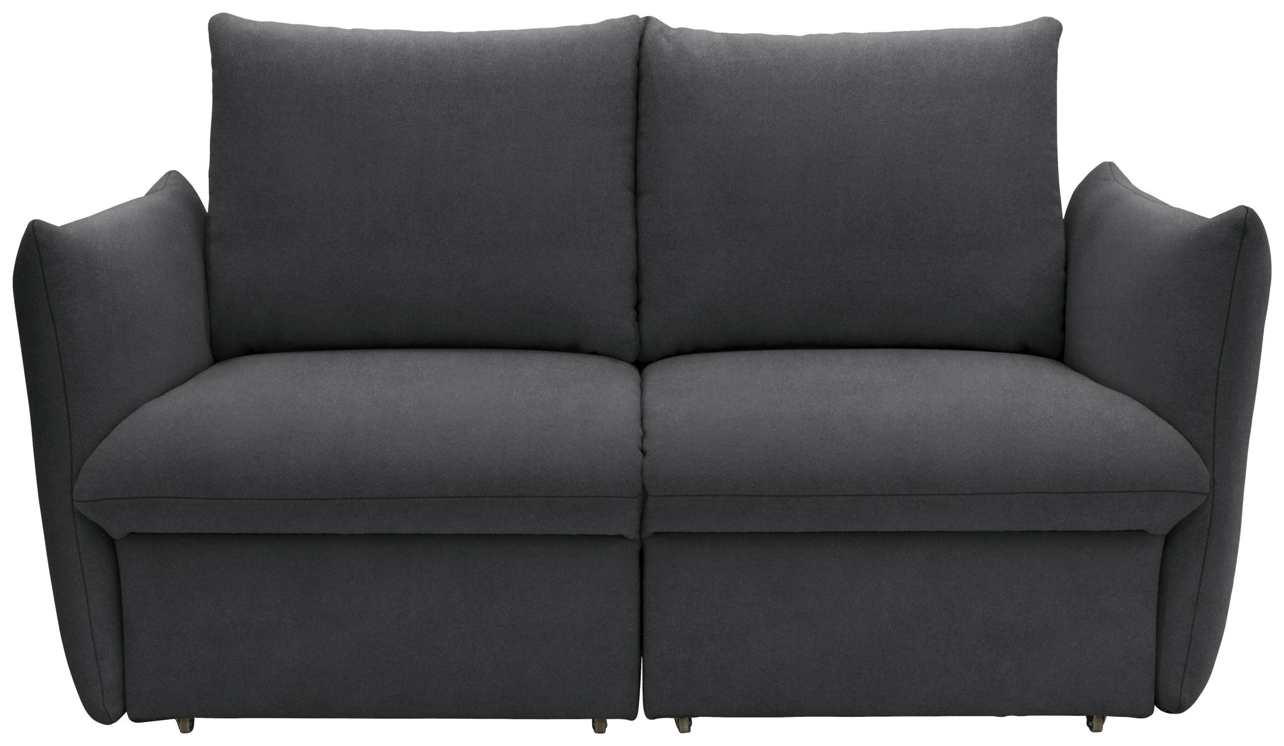 2-SITZER-SOFA Mikrofaser Dunkelgrau  - Dunkelgrau, Design, Textil (180/100/97cm) - LOOKS by W.Joop
