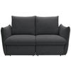 2-SITZER-SOFA in Mikrofaser Dunkelgrau  - Dunkelgrau, Design, Textil (180/100/97cm) - LOOKS by W.Joop