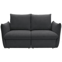 2-SITZER-SOFA in Mikrofaser Dunkelgrau  - Dunkelgrau, Design, Textil (180/100/97cm) - LOOKS by W.Joop